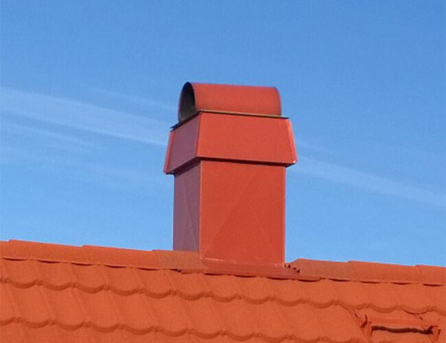Det er  forslått å innføre krav om at småhus skal bygges med skorstein. Foto: Tekniske Nyheter
