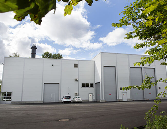 Mysen fjernvarmesentral. Foto: Østfold Energi