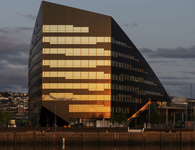Powerhouse Brattørkaia i Trondheim. Foto: Powerhouse/Ivar Kvaal