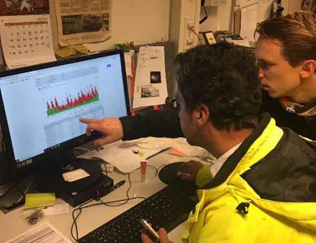 Undervisningsbyggs energijegere forbereder seg på jakten. Foto: Grønn Byggallianse