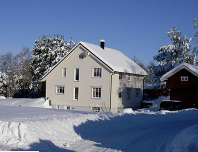 Norges første PHPP-passivhus ligger i Sørum kommune i Akershus. Foto: Harald Ringstad