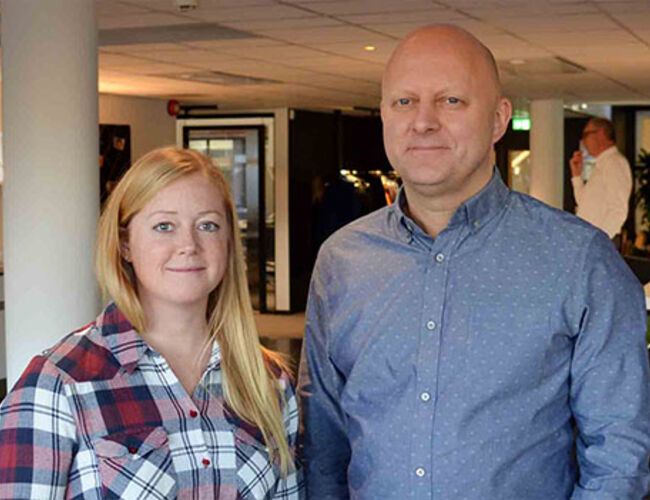 EPC-teamet hos ÅF Advansia, Maria Nordin og Torfinn Lysfjord. Foto: ÅF
