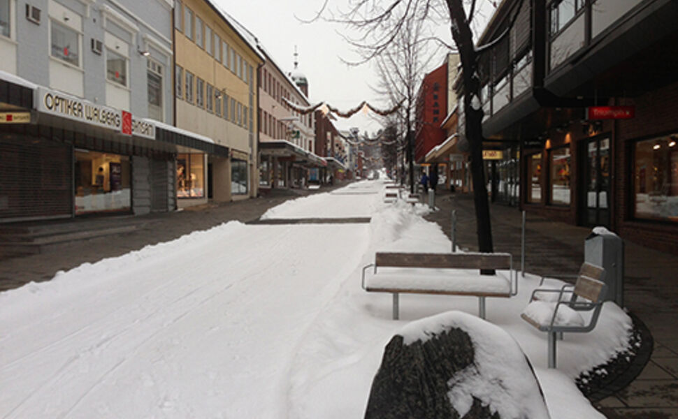 Storgata i Gjøvik. Foto: Frode Granås