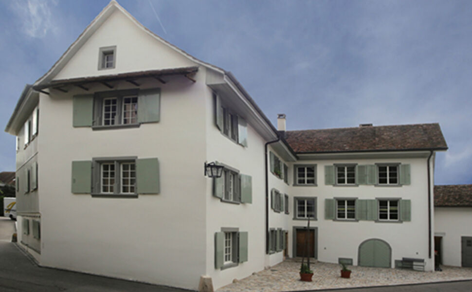 Gamle mølle i Sissach i Sveits er behandlet med Aerogel-mørtel. Foto: Fixit AG