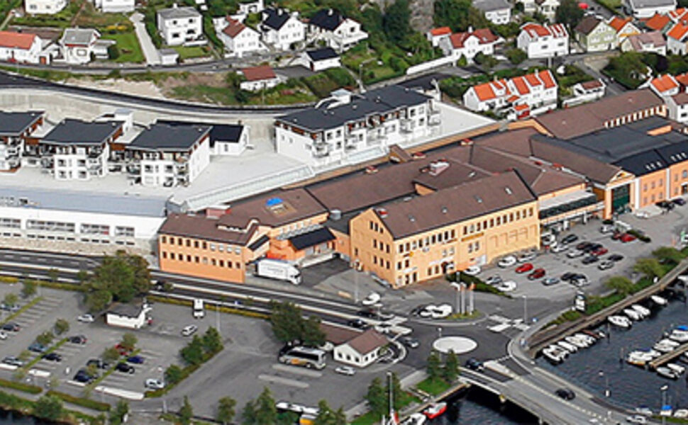 Kjøpesenteret Amfi Eikunda i Egersund. Foto: Amfi