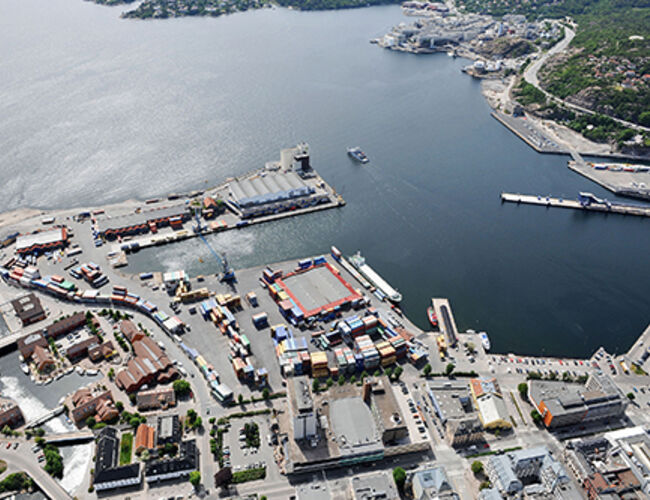 Kristiansand havn. Foto: Rejlers