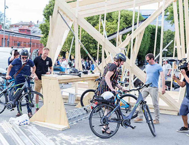 Solbasert elsykkelkonsept. Foto: Aars AS/MøllerGruppen