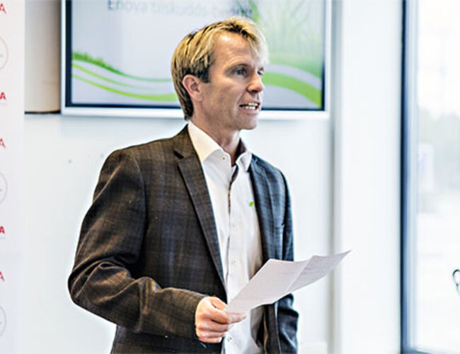 Daglig leder i Energiverket AS, Richard Granskogli. Foto: Energiverket
