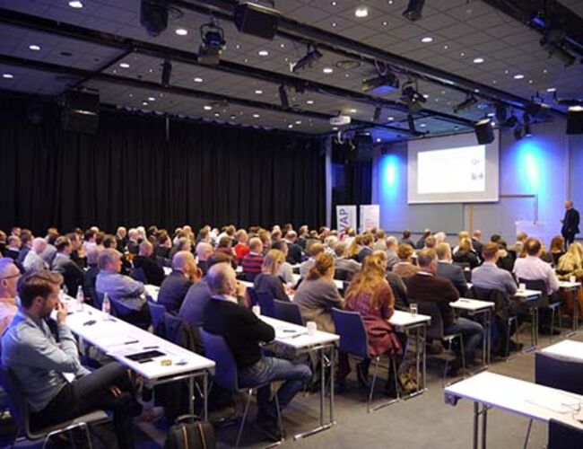 Bildet er fra en tidligere varmepumpekonferanse. Foto: Novap