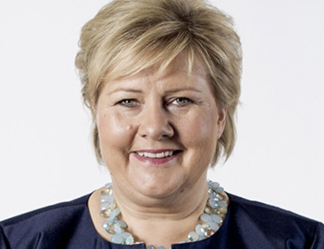Statsminister Erna Solberg. Foto: Regjeringen<br />