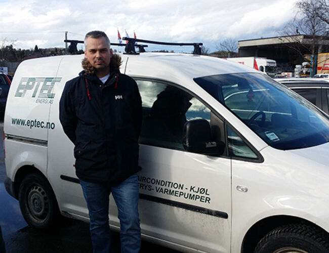 Avdelingsleder Bjørn Ove Fjørtoft i EPTEC Energi AS Trondheim. Foto: Eptec<br />