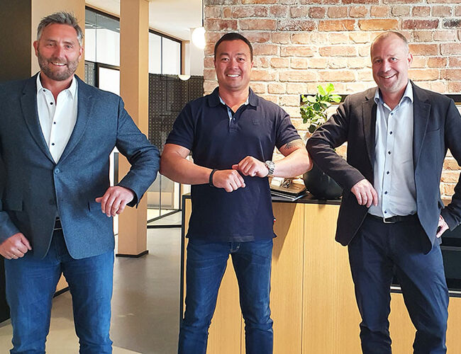 Fra venstre: Roger Aksnes, Michael Nordengen og Geir Andersen.
