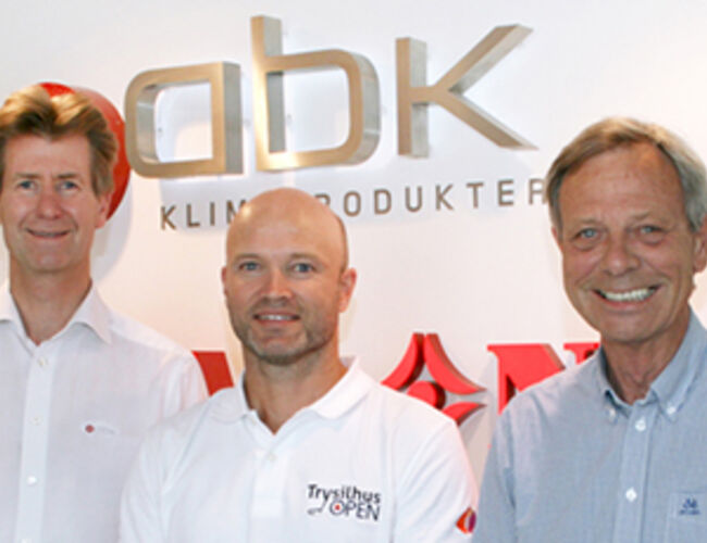  På bildet fra venstre: Gunnar Solem, ABK; Henrik Dahlén, Trysilbygg og Kent Willén, ABK. Foto: ABK