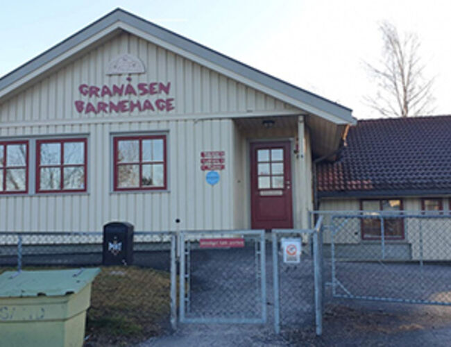 Granåsen barnehage er ett av byggene som inngår i den nye EPC-kontrakten til  Skien kommune. Foto: Skien kommune