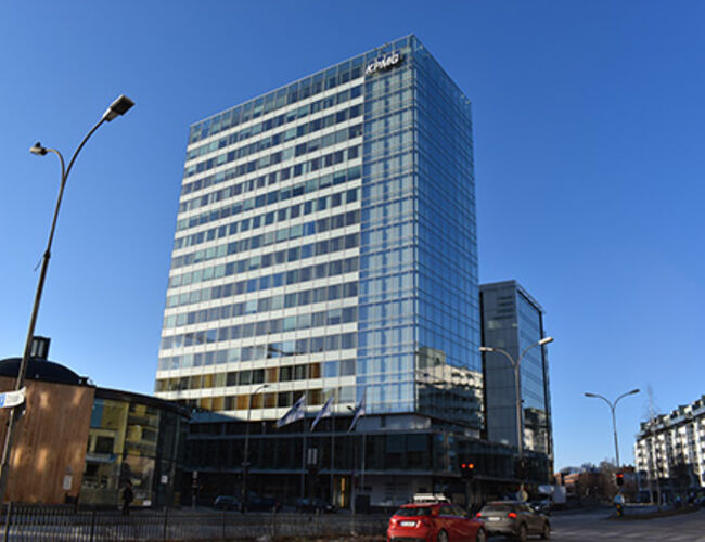 Ombruk av byggematerialer i KPMG-bygget i Oslo kan gi stor klimagevinst og millionbesparelser viser en fersk rapport. Foto: Multiconsult/Cato A. Mørk