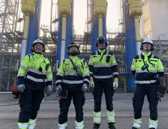 Enova gir inntil 283 millioner kroner i støtte til Yara. Selskapet vil bruke grønn hydrogen i gjødselproduksjonen i Porsgrunn. Foto: Yara