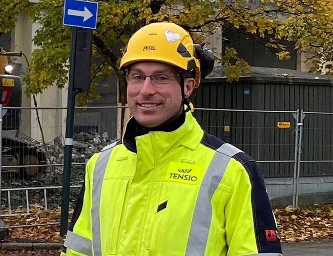  Prosjektleder i Tensio Svein Harald Gunnes. Foto: Veidekke