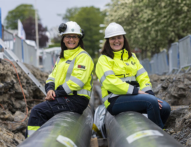 Aldri før er det blitt produsert mer fjernvarme i Norge, enn i 2021. Foto: Kristofer Ryde/Lyse