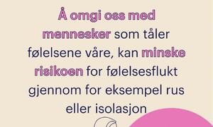 å omgi oss med mennesker