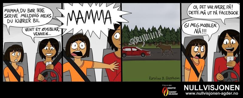 Nullvisjonen har laget mange gode tegneserier om trafikksikkerhet.