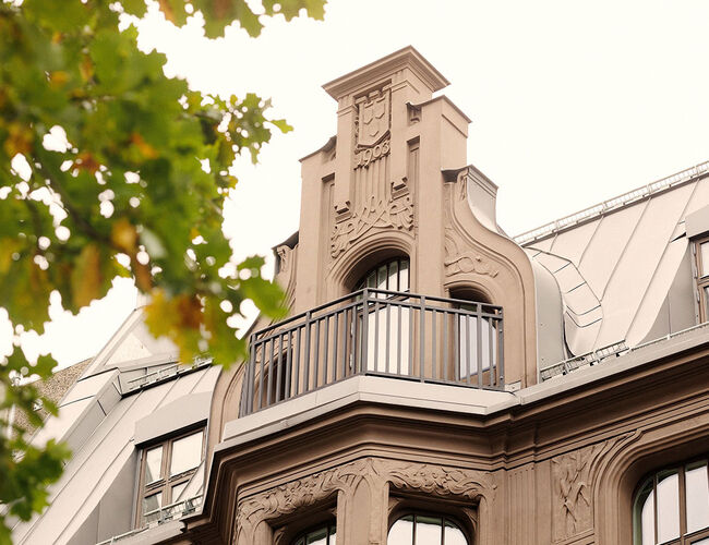 – Observatoriegaten 2B, bygget i jugendstil i 1902, er den siste gjenværende delen av kvartalet som rommet Det Engelske Kvarter. Foto: Höegh Eiendom