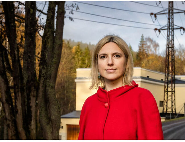 – Bergvarme er utslippsfri, regulerbar og konfliktfri, understreker Sofie Marhaug i Rødt. Foto: Ihne Pedersen