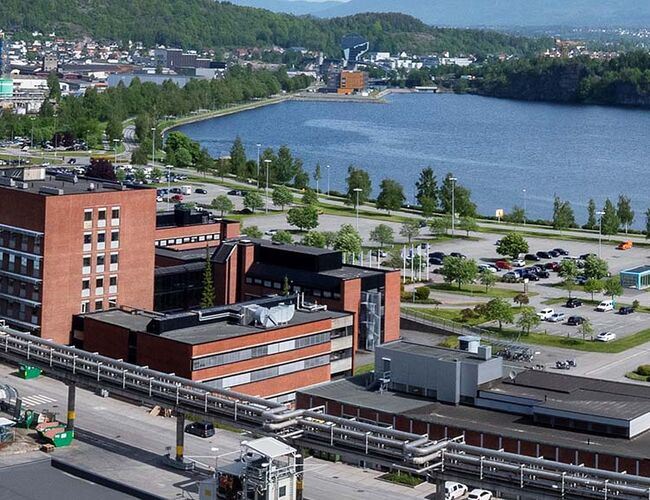 HalZero er utviklet ved Hydros forskningspark på Herøya. Foto Ole Bjørn Ulsnæs/Herøya Industripark AS.