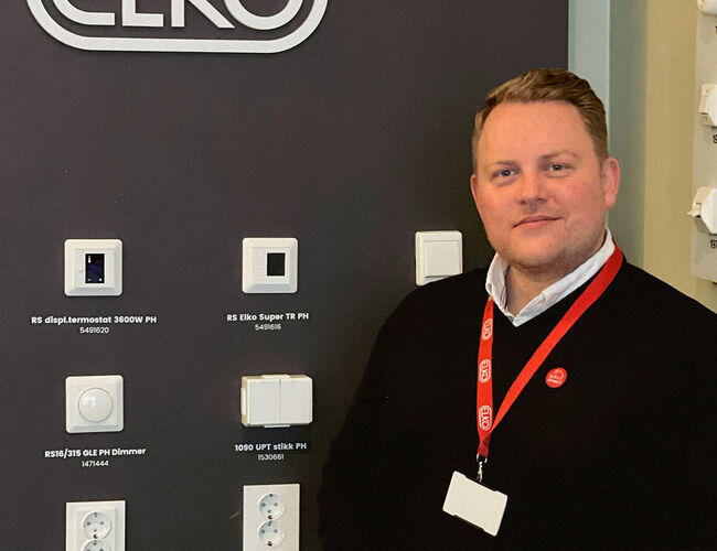 VestlandsHus er svært nøye når de velger sine samarbeidspartnere, så vi er stolte over å være en av hovedleverandørene til VestlandsHus, sier Stein-Helge Eide i ELKO. Foto: ELKO