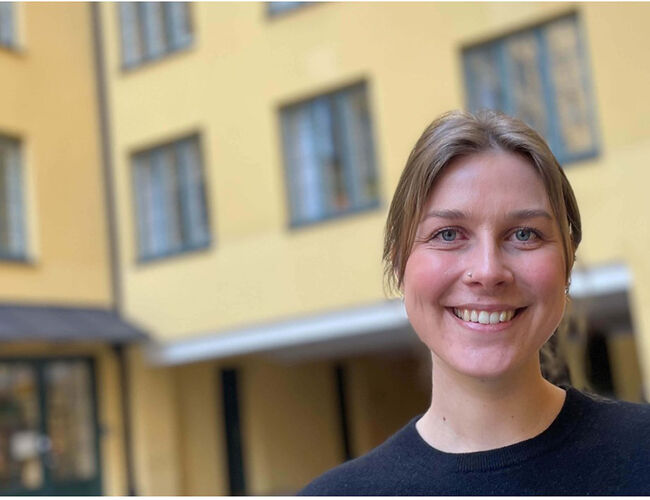 – Mange som bor i vernete eller fredete boliger tror varmepumpe ikke er aktuelt for dem, sier rådgiver Karen Elkjær hos Riksantikvaren. Foto: NOVAP