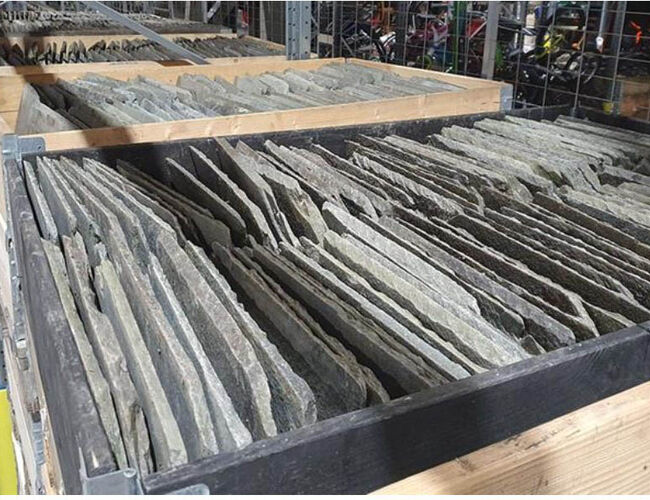 Skifer er et eksempel på et byggemateriale som kan brukes på nytt til nye formål. Foto: Trondheim kommune