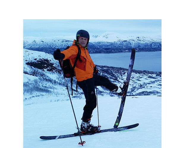 Kjell Gurigard på Rautinden. Bildet er tatt i forbindelse med et EPC-møte i Tromsø kommune. Foto: Jon Geir Iversen