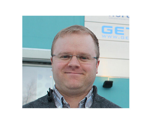 Daglig leder Audun Bjørkmo i Getel AS. Foto: Getel