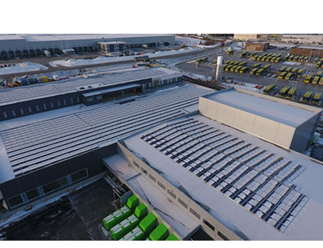 Postens logistikkterminal i Trondheim. Foto: Posten Norge