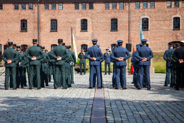 8. mai er det Frigjørings- og veterandagen. Bildet er fra Akershus, Foto: FORSVARET