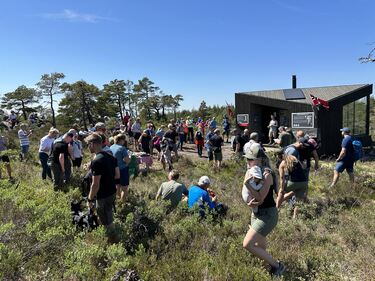 Godt over 100 deltok på folkefesten ved Moseidhytta