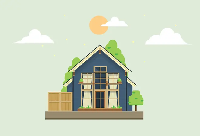 Ilustrasjon av bolig