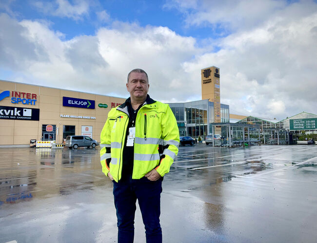 Jakob Sørgjerd, driftssjef i Olav Thon Gruppen og kjøpesenteret Tillertorget. Foto: GK