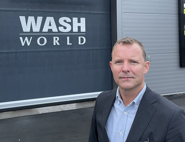 Norgessjefen i Wash World, Michael Rask. Foto: Wash World