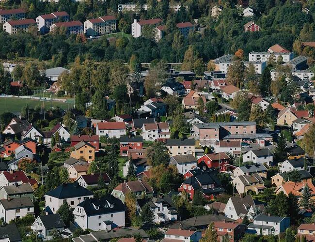Boligområde. Illustrasjonsfoto: Ilja C. Hendel