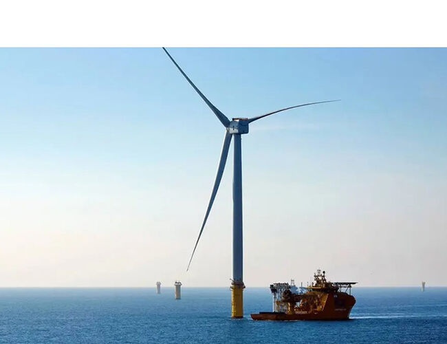 Når Dogger Bank er ferdigstilt vil det være verdens største havvindpark. Foto: Dogger Bank Wind Farm