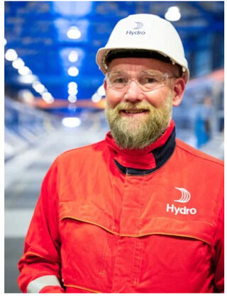 Ola Sæter, leder for Hydros aluminiumsverk. Foto: Enova