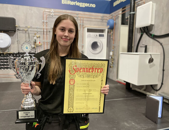 Julie Forseth fra GK Norge. Foto: Bygg Reis Deg