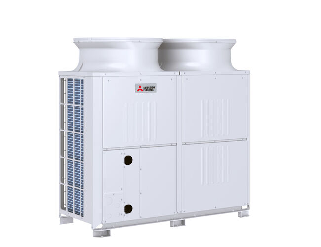 Murai 40HT. Høytemperatur luft-til-vann varmepumpe for næringsbygg. Foto: Mitsubishi Electric