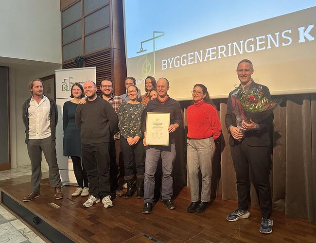 Oslotre, vinner av Byggenæringens klimapris 2023. Foto: EBA