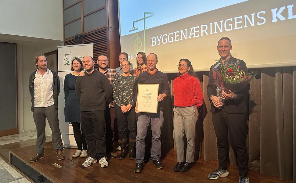 Oslotre, vinner av Byggenæringens klimapris 2023. Foto: EBA