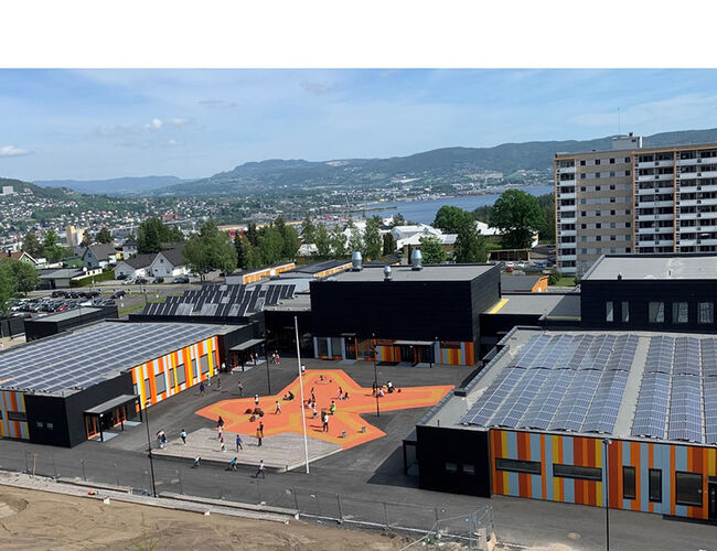 Fjell skole i Drammen. Foto: Drammen Eiendom KF