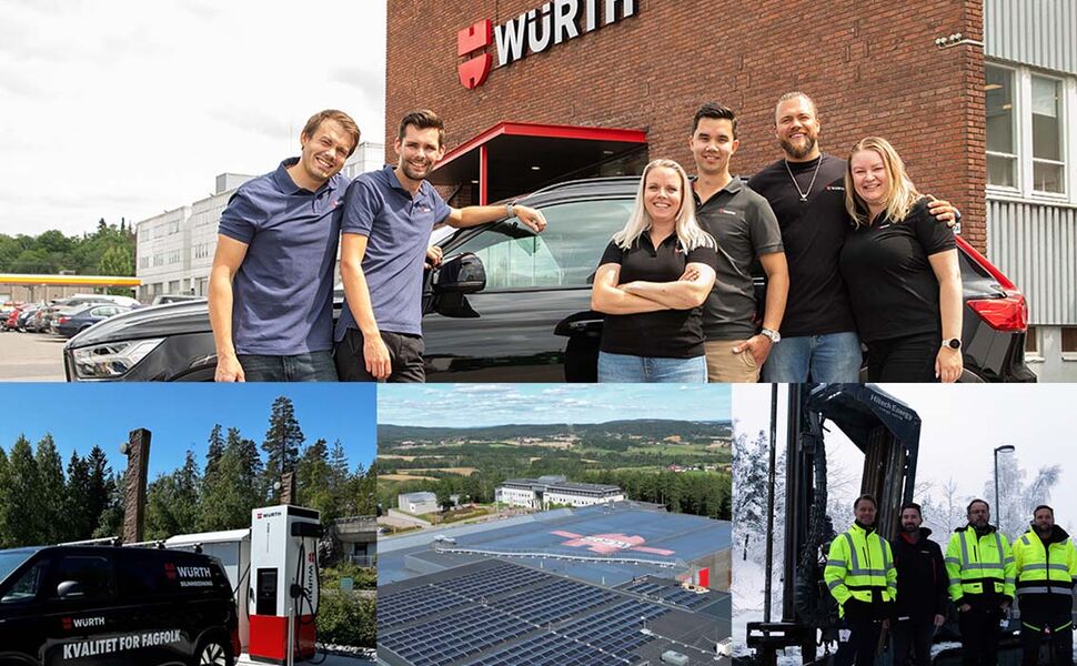 Würth Norge AS - vinnere av Årets Miljøfyrtårn i kategorien inspirasjon. Foto: Stiftelsen Miljøfyrtårn