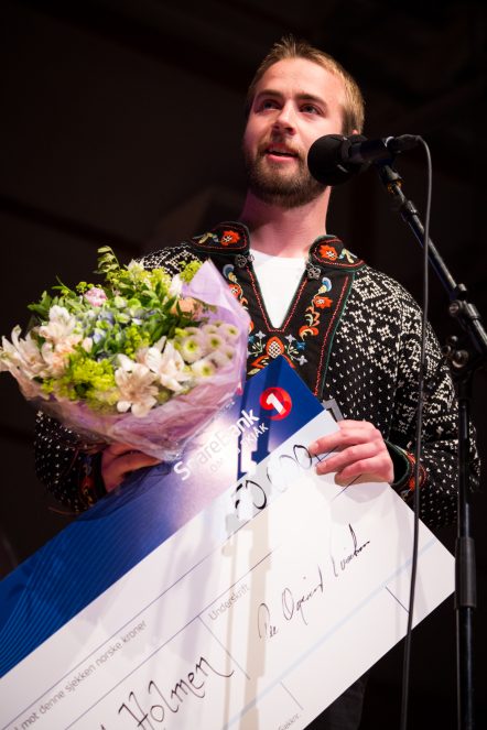 Sivert Andreas Holmen vann Fureprisen 2016