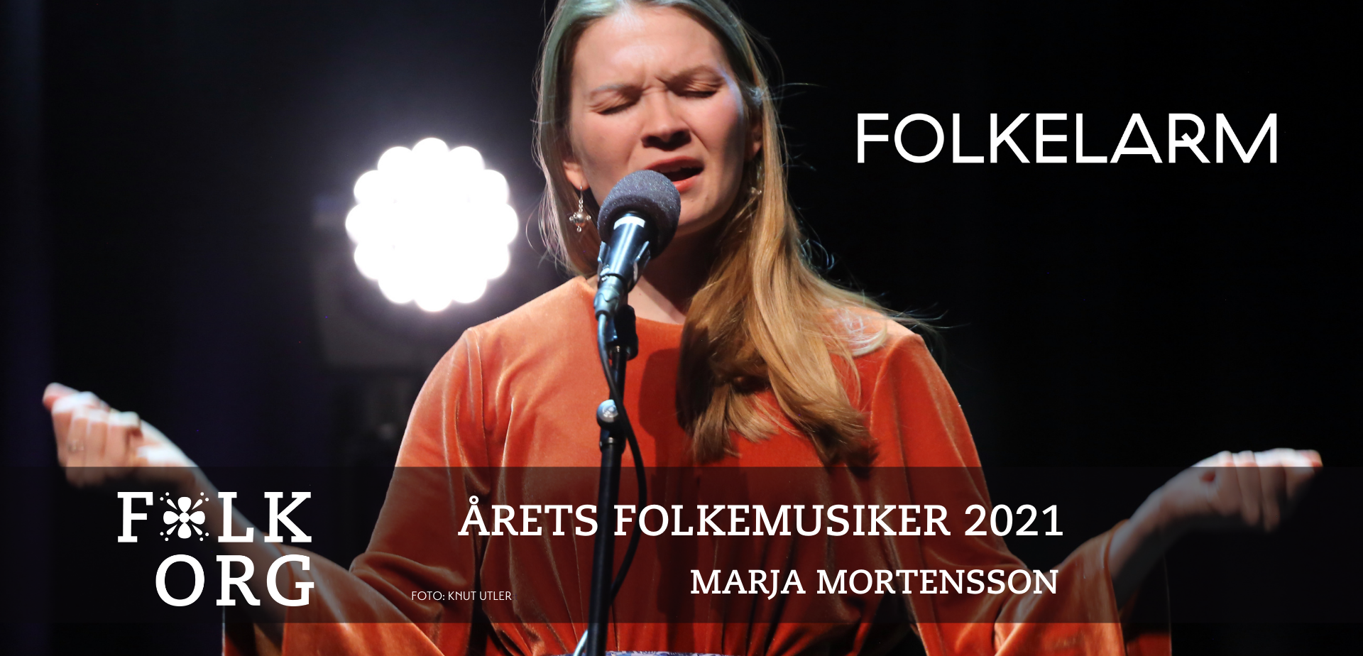 Årets Folkemusiker 2021 er Marja Mortensson 