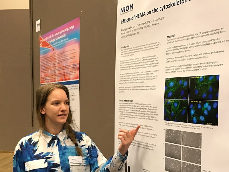 “Best poster” prize goes to NIOM engineer